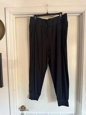 Lou & Grey Black Relaxed Track Joggers